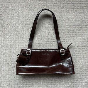 Kenneth Cole genuine leather brown bag